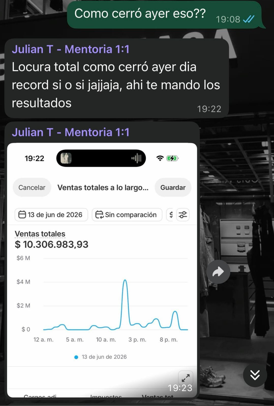 Reseña de cliente — 10M en un día