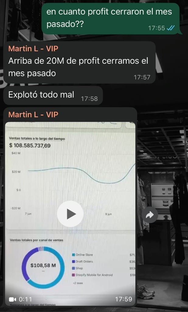 Reseña de cliente — 20M de profit